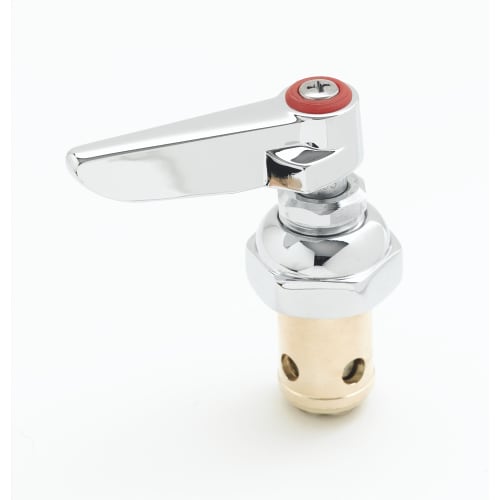 T&S Brass Eterna Eterna Hot Spindle Assembly with Lever Handle in Chrome